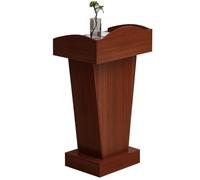 CCKUYT Table de pupitre, pupitre en Bois pour église, pupitre avec étagères de Rangement à 2 Niveaux, pupitres et podiums pour église, école, Bureau, etc.