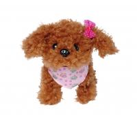 Simba 105890015 - Chichi Love Tea Cup Poodle Puppy, Chien en Peluche, Qui coure, aboie et Bouge la Queue, 16 cm, à partir de 3 Ans