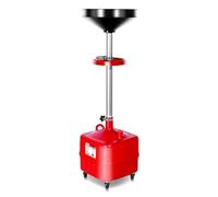 CCLIFE 35L Chariot collecteur d'huile, Récupérateur d'Huile usées Recuperateur Huile de vidange Auto 69-175cm