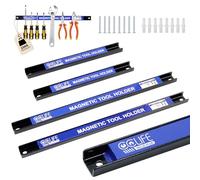 CCLIFE 4 pièces Barre Magnétique Porte 23 et 37CM 9 et 15KG Barres Magnétiques Pour Outils Rangement Ooutillage Maison Garage
