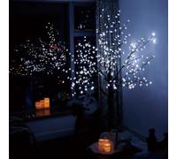 CCLIFE Arbre Lumineux Interieur LED de Noel Extérieur Lumineuse avec Fonction de Mémoire, Lampe Cerisier, Blanc Froid, IP44, 180cm, 336 LED, CushHom