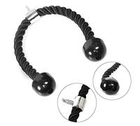 CCLIFE Corde Triceps, 70/85/100 cm Corde à Triceps en Nylon avec Poignées Antidérapantes, pour Entraînement de Fitness, Biceps, Triceps, Gym ou Maison-ZERRO