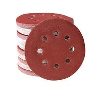 CCLIFE Disques Abrasif 125mm grain 120,100 PCS 8 trous pour ponceuse excentrique