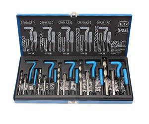 CCLIFE Douille filetée de réparation de Filetage, 131 Pièces M5 M6 M8 M10 M12