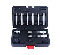 CCLIFE Kit d'outils de roue libre pour générateurs - 13 pièces - Extracteur de poulie avec T50 M10 et adaptateurs 1/2" - Outil spécial pour le montage et le démontage