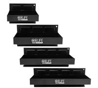 CCLIFE Lot de 4 étagères magnétiques pour Atelier - Longueur : 150-210-270-310 mm