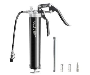 CCLIFE Pompe a graisse manuelle pistolet une main 6000 PSI