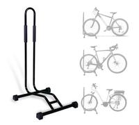 CCLIFE Râteliers à Vélo au Sol Porte-vélos pour 29'' Vélos avec Largeur de Pneu Jusqu'à 65 mm Support de Rangement pour Bicyclette en Fer 42,7x39,5x80 cm