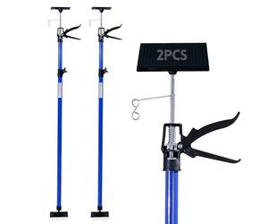 CCLIFE Set de 2 Etai de Soutien Télescopique Étai pour Plafond Extensible de 115 à 290 cm Charge Max 30 kg Étai de Porte Support Télescopique pour Plafond
