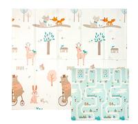 CCLIFE Tapis de Jeux Bebe Pliable Reversible Tapis éveil Bébé 196x175x1.8cm Impermeable Tapis Enfant Ramper,CushHom