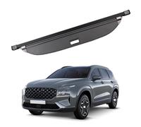 CCLXWY Auto Étagère Arrière Rétractable de Coffre Coffre de Arrière Panneau de Bouclier de Sécurité,Cache-Bagages Couverture de Cargaison pour Hyundai Santa fe 2021-2023