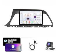 CCLXWY Autoradio Android 15 pour Hyundai Sonata 9 2015-2016 9'' Écran Tactile Capacitif Bluetooth Auto Radio Lecteur De Voiture Mirrorlink Fonction Bluetooth RDS AM FM USB,8Core4G+WiFi8G+128G