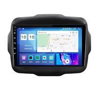 CCLXWY Autoradio Android 15 pour Jeep Renegade 2016-2020 9'' Écran Tactile Capacitif Bluetooth Auto Radio Lecteur De Voiture Mirrorlink Fonction Bluetooth RDS AM FM USB,4CoreWifi2G+64G