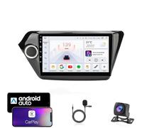 CCLXWY Autoradio Android 15 pour KIA Rio 3 2011-2016 9'' Écran Tactile Capacitif Bluetooth Auto Radio Lecteur De Voiture Mirrorlink Fonction Bluetooth RDS AM FM USB,4CoreWifi1G+16G