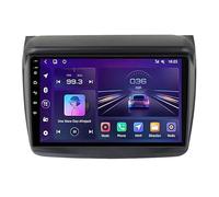 CCLXWY Autoradio Android 15 pour Mitsubishi L200 2008-2016 9'' Écran Tactile Capacitif Bluetooth Auto Radio Lecteur De Voiture Mirrorlink Fonction Bluetooth RDS AM FM USB,8Core4G+WiFi12G+256G
