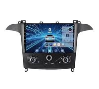 CCLXWY Autoradio Android 16 pour Ford S-Max S Max 1 2006-2015 9'' Écran Tactile Capacitif Bluetooth Auto Radio Lecteur De Voiture Mirrorlink Fonction Bluetooth RDS AM FM USB,4CoreWifi1G+16G