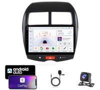 CCLXWY Autoradio Android 16 pour Mitsubishi ASX 2011-2016 9'' Écran Tactile Capacitif Bluetooth Auto Radio Lecteur De Voiture Mirrorlink Fonction Bluetooth RDS AM FM USB,8Core4G+WiFi12G+256G