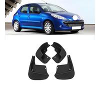 CCLXWY Bavettes Garde-Boue de Voiture Remplacement pour Peugeot 206 1998-2012 Bavettes Garde-Boue Avant et Arrière/Protection Carrosserie Accessoires,4 Pièces