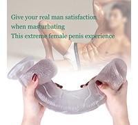 CClz Ġọdẹṃiche，Rroduit Šèẋuel Homme Femme Adulte Ventouse Realiste Big Wand Toys Jouets de Poussée Et de Rotation Réalistes For Femmes Transparent |Long: 12.59 Poucesch / 32 Cm