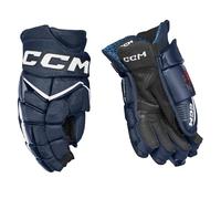 CCM JetSpeed FT8 Pro Senior Gants de hockey sur glace, bleu marine/blanc, 38 cm