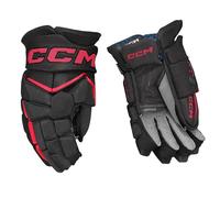 CCM JetSpeed FT8 Senior Gants de hockey sur glace, noir/rouge, 33 cm