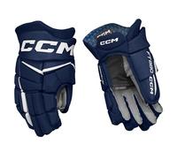 CCM JetSpeed FT880 Gants de hockey sur glace, pour senior, bleu marine/blanc, 33 cm