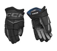 CCM JetSpeed FT880 Gants de hockey sur glace pour senior, noir/noir, 36 cm