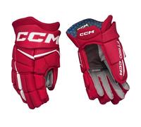 CCM JetSpeed FT880 Gants de hockey sur glace, pour senior, rouge/blanc, 38 cm