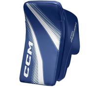 CCM Phenom Toronto Junior Blocker de main droite Bleu/blanc Pour droitier Blanc royal/blanc