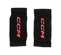 CCM Protection de morsure en dentelle de hockey, insert en gel PU, manchon en polyester, couverture de cheville, noir, OSFA