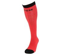 CCM Socklinerk Chaussettes de hockey Senior Taille 37-46, rouge, taille unique