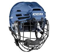 CCM Tacks 920 Senior Casque de hockey avec combinaison cage (Bleu roi, L)