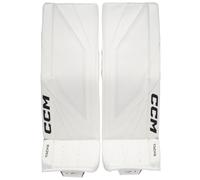 CCM Tacks Équipement de gardien de but de hockey sur glace Senior Blanc Taille : 83,8 cm + 2,5 cm