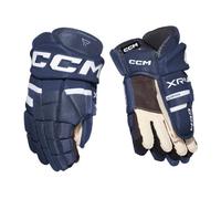 CCM Tacks XR80 Gants de hockey sur glace Senior, bleu marine/blanc, 33 cm