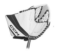 CCM YTFLEX 3 Gants de gardien de but de hockey sur glace pour garçon (blanc/blanc/noir/noir, tout droit)