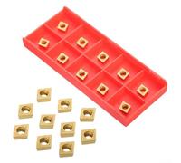 CCMT060204 Lot de 10 inserts pour une durée de vie prolongée et une réduction des coûts dans vos tâches de travail des métaux