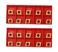 CCMT09T304 Lot de 20 inserts en carbure pour le travail des métaux de précision et les opérations de tour