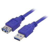 CCP-USB3-AMAF-6 Câble USB 3.0 USB Prise A USB A Mâle 18m Bleu GEMBIRD