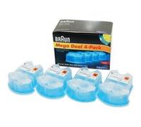 Ccr4 pack de 4 recharges de liquide nettoyant pour rasoir braun G