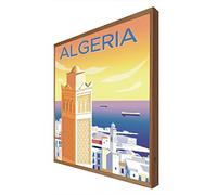 CCRETROILUMINADOS Affiche Vintage Rétro-éclairé Algérie: Série Voyageur