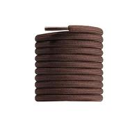 CCSOFTIME 2 Paires Lacets Ronds Marron pour Bottes Renforcés et Résistants Lacets pour Chaussures de Randonnée de Sécurité de Travail de Marche de Baskets,Brun Foncé,140cm
