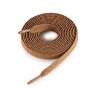 CCSOFTIME Lacets Chaussures Marron pour Baskets, Lacet Marron Clair Plat 8mm Largeur pour Sneakers-Compatible avec Converse Chucks Nike Air Force Stan Smith,110CM