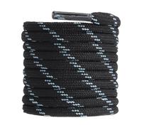 CCSOFTIME Lacets Chaussures pour Bottes Renforcés et Résistants Lacets Ronds pour Chaussures de Randonnée de Sécurité de Travail de Marche de Baskets,Noir/Bleu,110cm