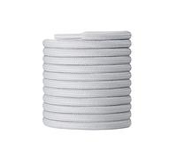CCSOFTIME Lacets Ronds Gris pour Bottes Renforcés et Résistants Lacets Gris Clair pour Chaussures de Randonnée de Sécurité de Travail de Marche de Baskets,Gris Clair,130cm
