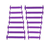 CCSOFTIME No Tie Lacets pour Adultes et Enfants Silicon Flat Lacets Elastique Sans Noeud Shoelaces pour Chaussures de Sneaker de Conseil Baskets et Bottes,Violet Enfants