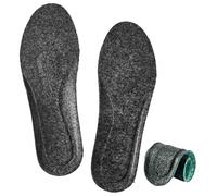 CCSOFTIME Semelles Chaussures Chaudes pour Femme Homme,d'hiver Thermique Semelle en Feutre Confort pour Chaussures de Travail,Baskets et Bottes,Gris 40/41EU