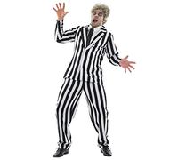 cCstume homme Adult Men Halloween Costume Personnage de Film D'horreu - Noir/Blanc - L