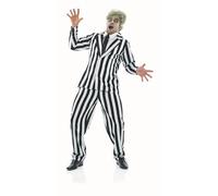 cCstume homme Adult Men Halloween Costume Personnage de Film D'horreu - Noir/Blanc - M