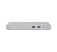 Nedis Station d'Accueil Multi USB Type-C Type-C Mâle vers 4x USB 3.0 A Femelle + Sortie HDMI? + VGA Femelle + DisplayPort Femelle + RJ45 (8P8C) Femelle + USB Type-C Femelle 0,2 m Aluminium