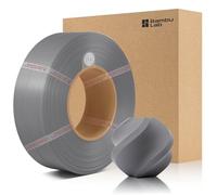 CCTREE Bamboo Original X1 Filament PLA mat de 1,75 mm, haute ténacité et haute vitesse, impression facile avec RFID pour Bambu Lab A1/X1/P1 AMS 1 kg +/- 0,03 mm (sans bobine) (gris cendré 11102)